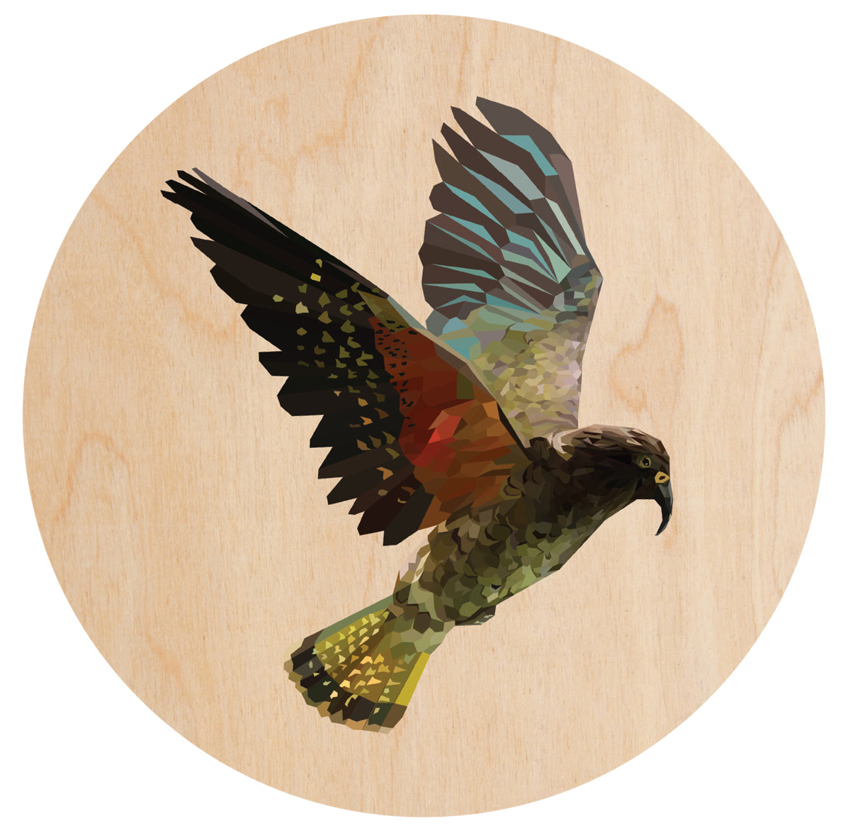 Geometric Kea Mural Dot Your Decal Shop Wall Decal NZ