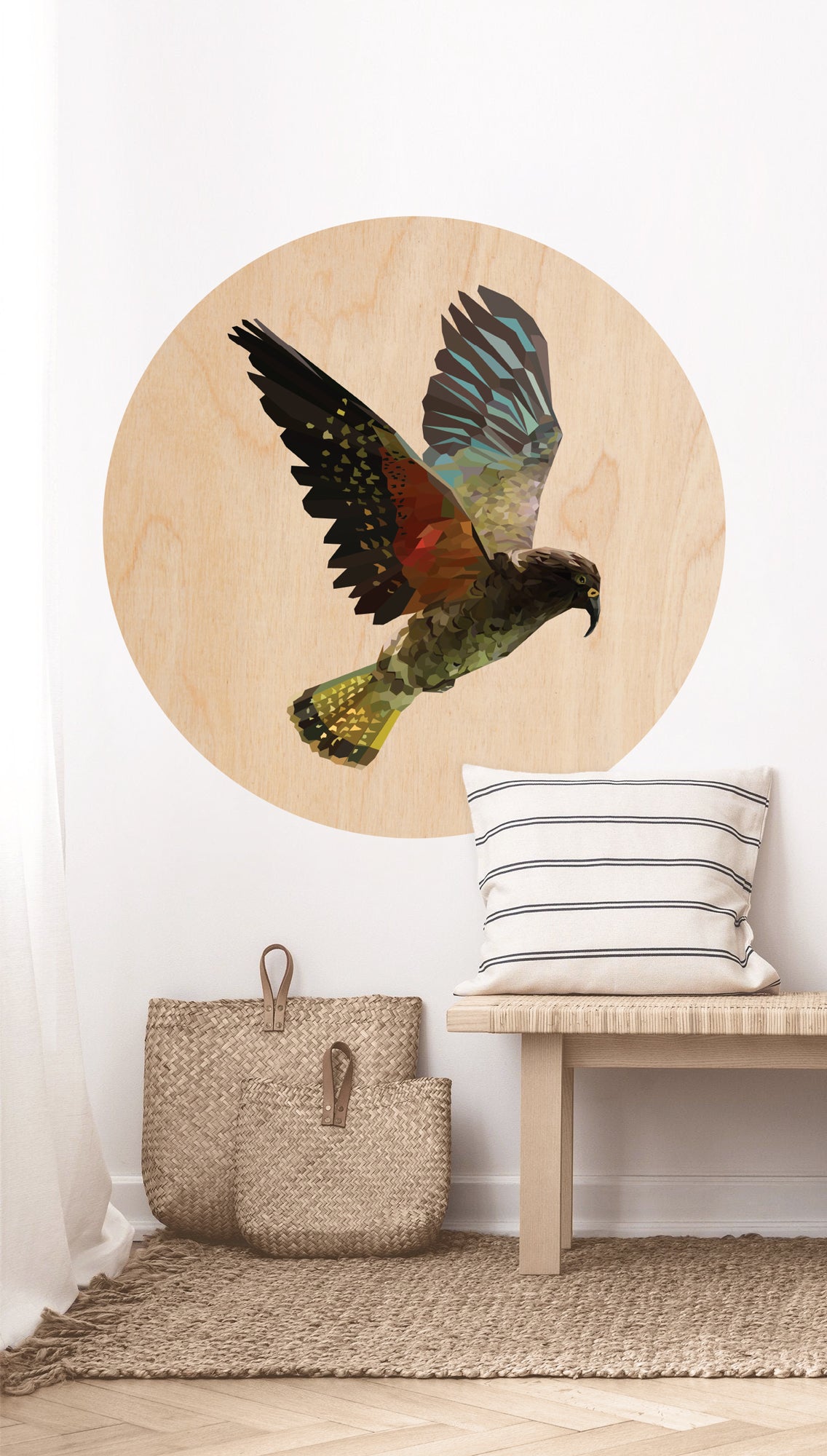 Geometric Kea Mural Dot Your Decal Shop Wall Decal NZ