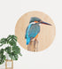 Geometric Kingfisher Mural Dot Your Decal Shop Wall Decal NZ