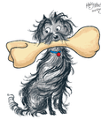 Hairy Maclary with Bone