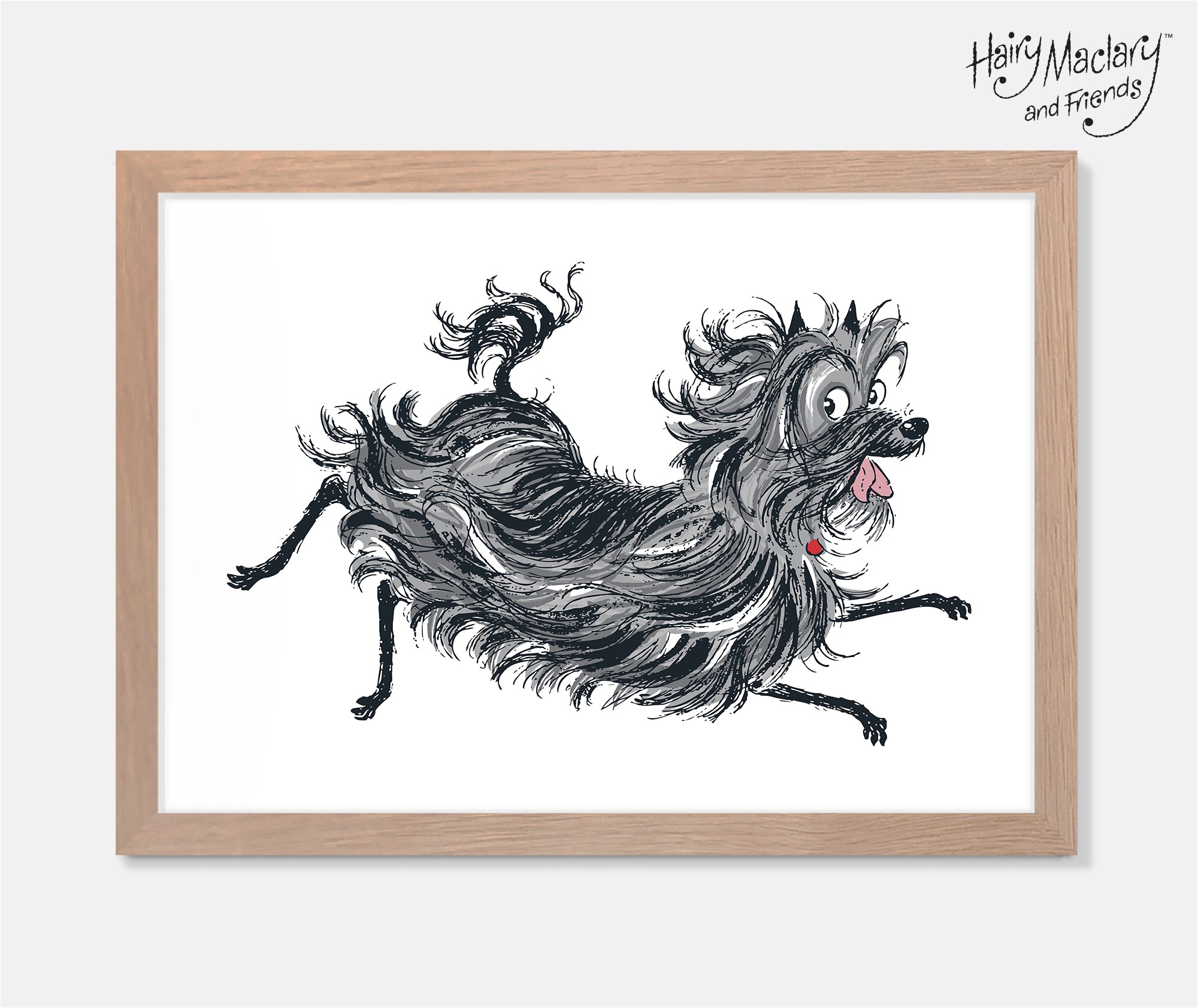 Hairy Maclary Art Print