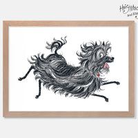 Hairy Maclary Art Print