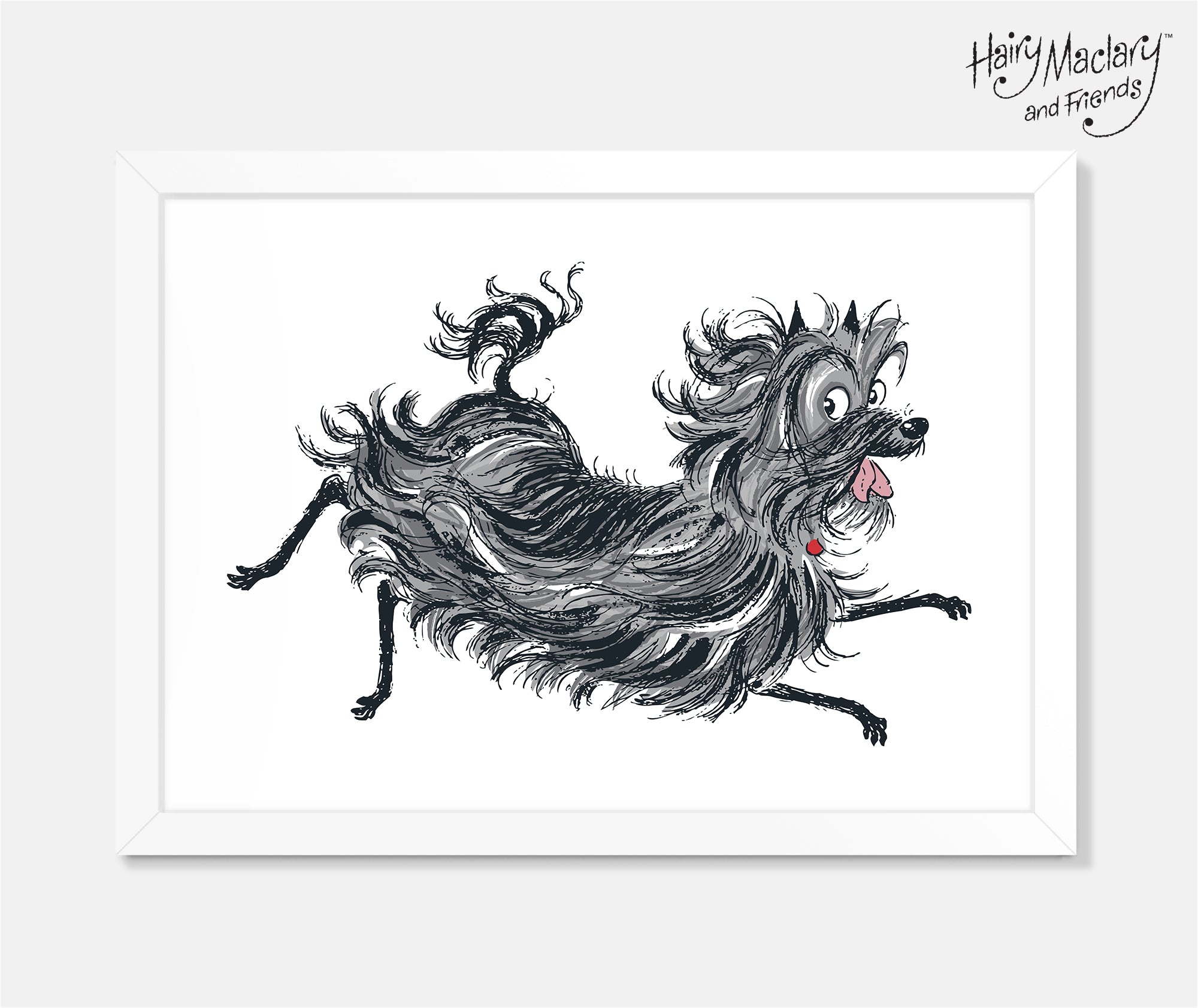 Hairy Maclary Art Print