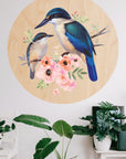 Kingfisher Floral Dot