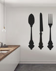 Knife Fork Spoon Wall Decal