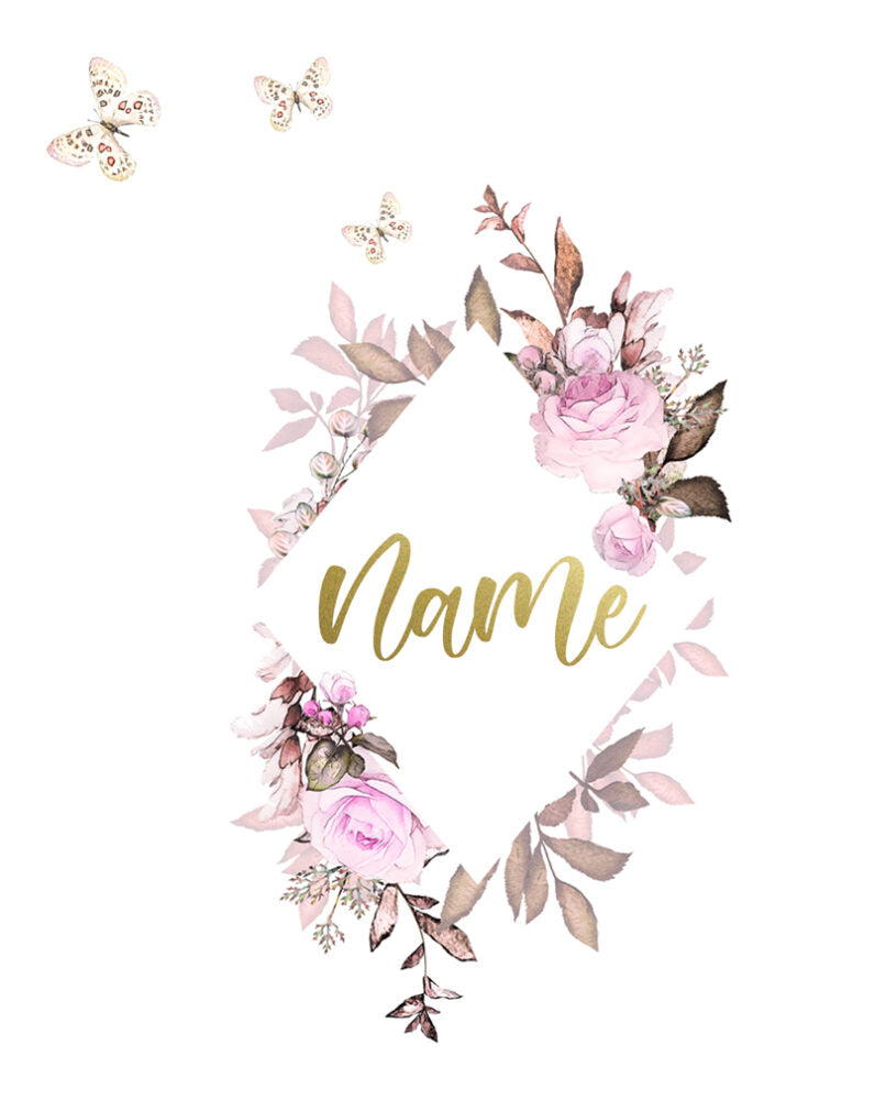 Lola’s Flower Wreath Wall Decal Your Decal Shop Wall Decal NZ