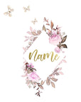 Lola’s Flower Wreath Wall Decal Your Decal Shop Wall Decal NZ