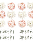 Mini Peonies Wall Decals Your Decal Shop Wall Decal NZ