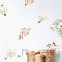 Mini Peonies Wall Decals Your Decal Shop Wall Decal NZ