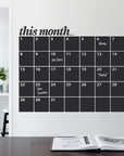 This Month (Dates) Blackboard Wall Decal Your Decal Shop Wall Decal NZ