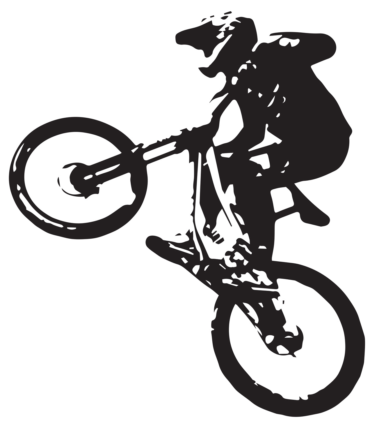 Mountain Biker Wall Decal Your Decal Shop Wall Decal NZ