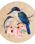 Kingfisher Floral Dot