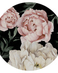Peonies Black Mural Dot Your Decal Shop Wall Decal NZ