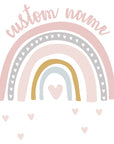 Rainbow Hearts Wall Decal Your Decal Shop Wall Decal NZ
