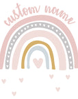 Rainbow Hearts Wall Decal Your Decal Shop Wall Decal NZ