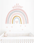 Rainbow Hearts Wall Decal Your Decal Shop Wall Decal NZ