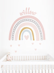 Rainbow Hearts Wall Decal Your Decal Shop Wall Decal NZ