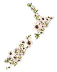 NZ Manuka Map Wall Decal Your Decal Shop Wall Decal NZ