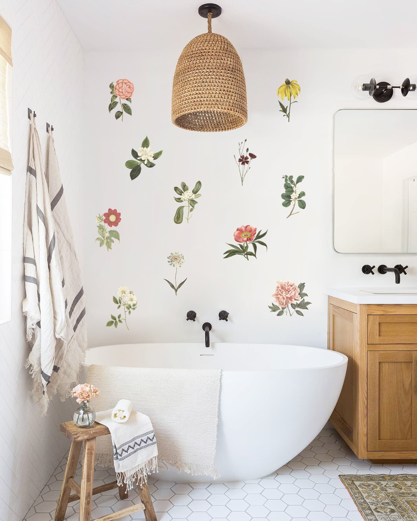 Mini Vintage Florals Wall Decal Your Decal Shop Wall Decal NZ