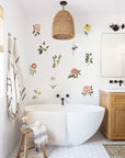 Mini Vintage Florals Wall Decal Your Decal Shop Wall Decal NZ