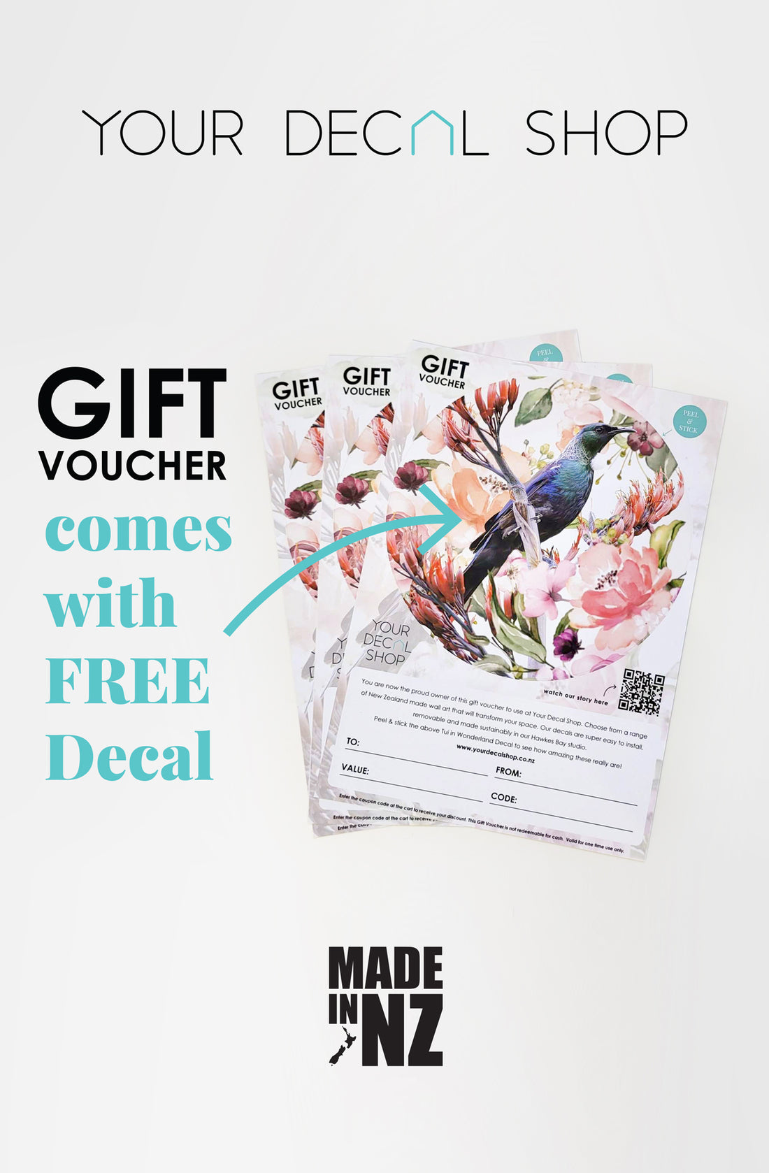 Gift Voucher with FREE Decal