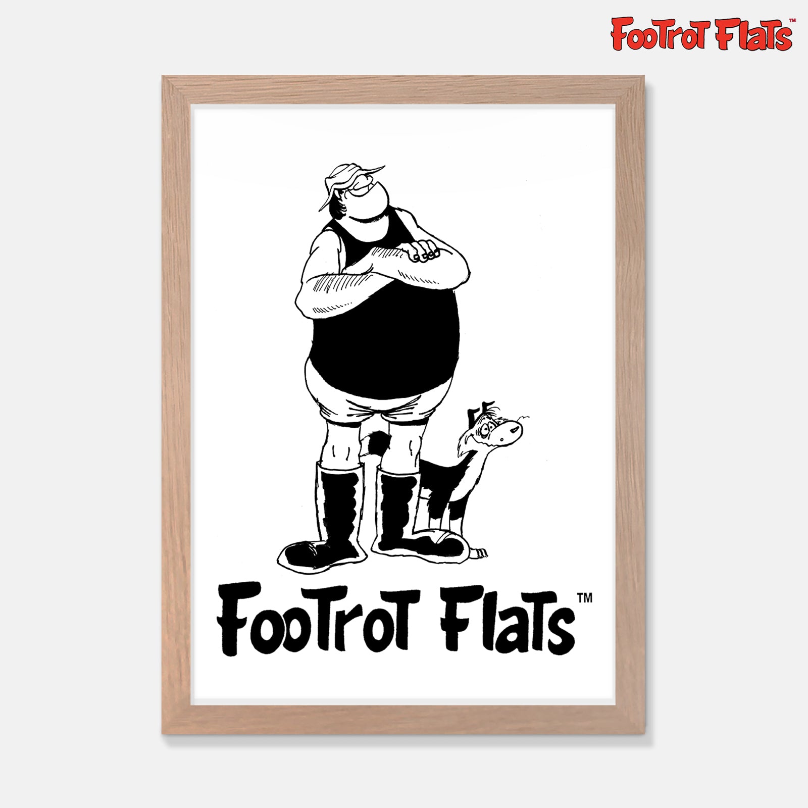 Footrot Flats - Wal and Dog Print