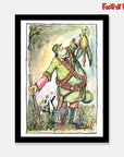 Footrot Flats - Wal Hunting Print