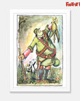 Footrot Flats - Wal Hunting Print