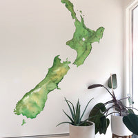 Watercolour NZ Map