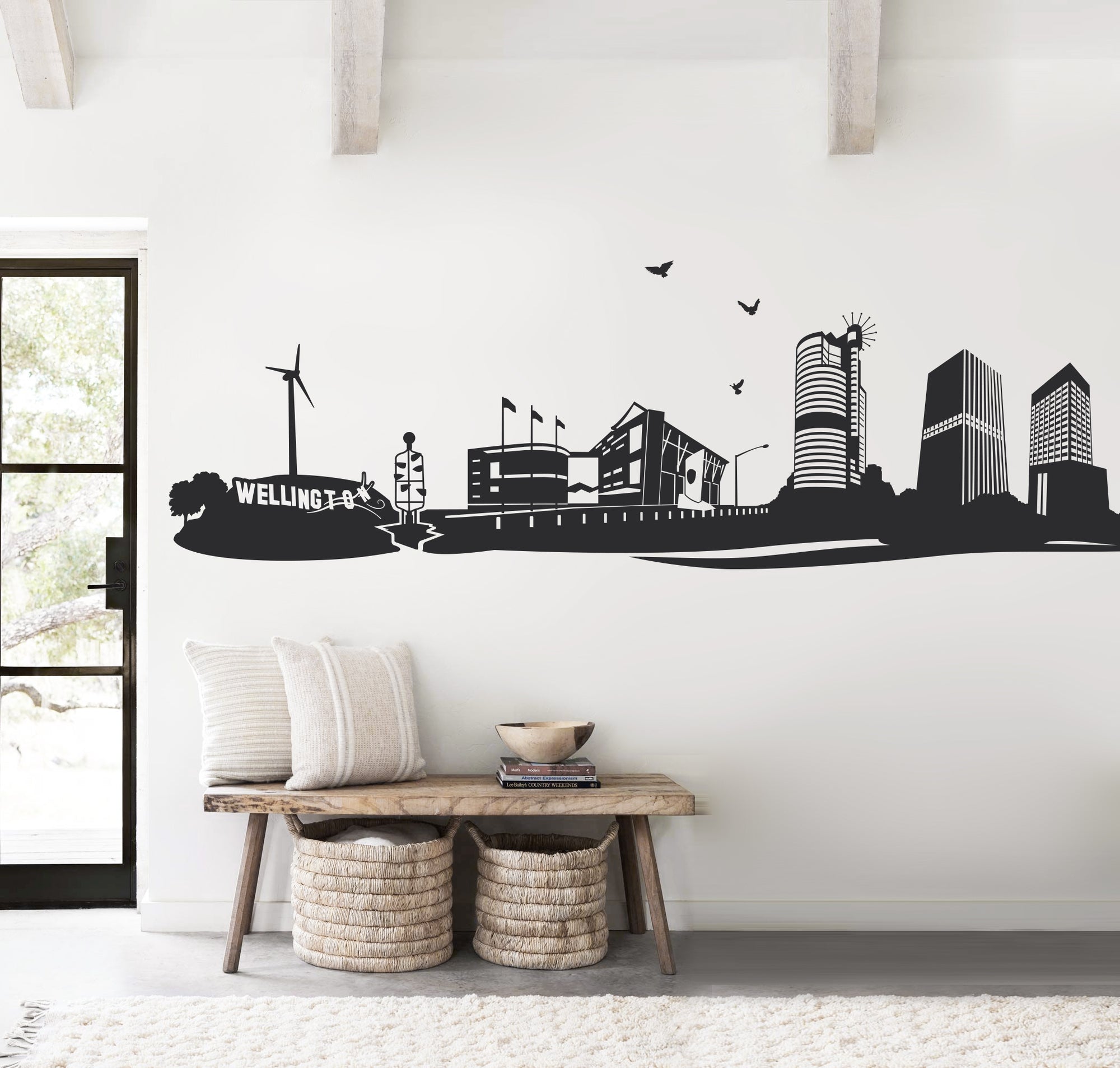 Wellington Skyline Wall Decal Your Decal Shop Wall Decal NZ