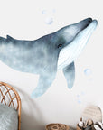 Blue Whale Wall Decal