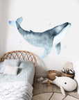 Blue Whale Wall Decal