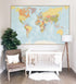 World Map Nursery Edition Wall Decal Your Decal Shop Wall Decal NZ