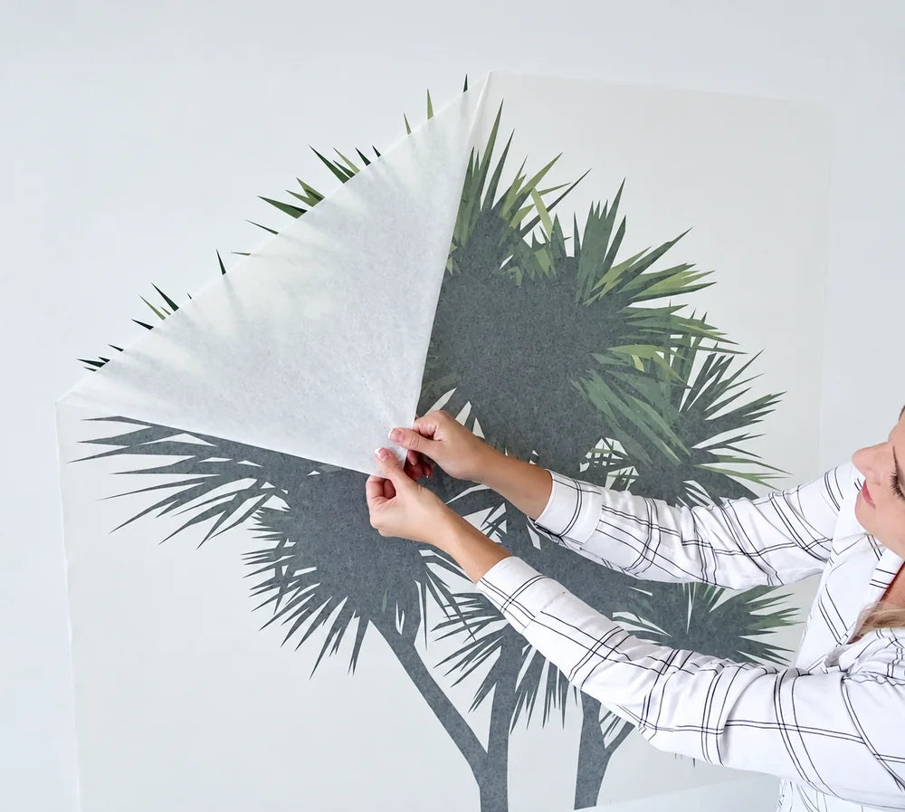 YDS Studio wall decal installation